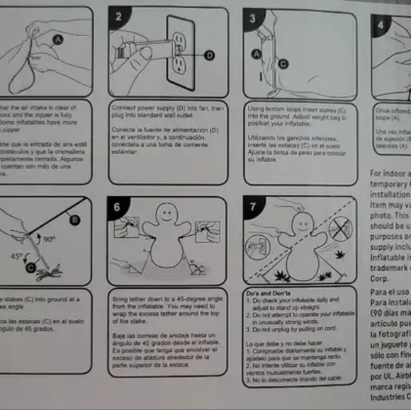 Supreme Inflatable Snowman New In Hand 4FT - Picture 3 of 5